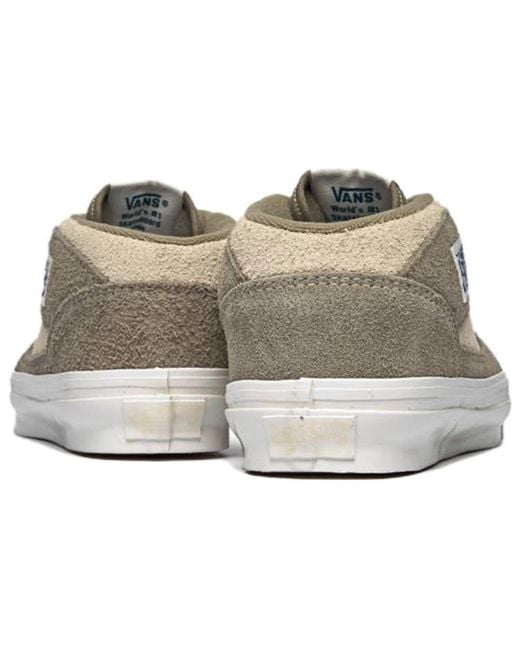 Vans Brown Half Cab Og Lx Hairy Suede 'Khaki'