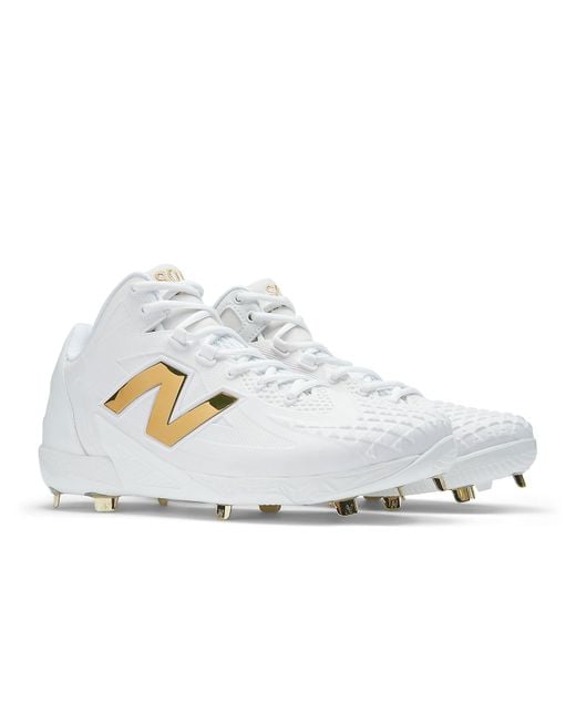 New Balance White Ohtani 1 Cleats Metallic' for men