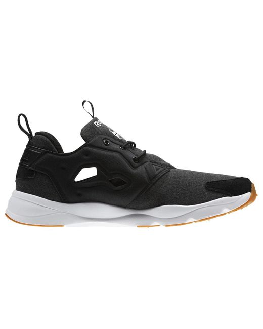 Reebok Black Furylite Heather Sneakers