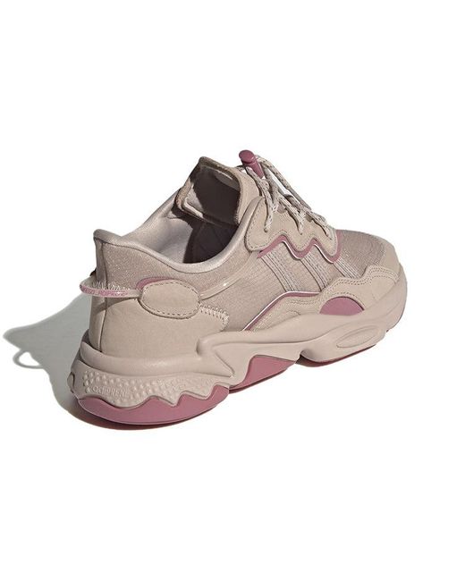 Adidas Pink (Wmns) Originals Ozweego Shoes 'Wonder Taupe'