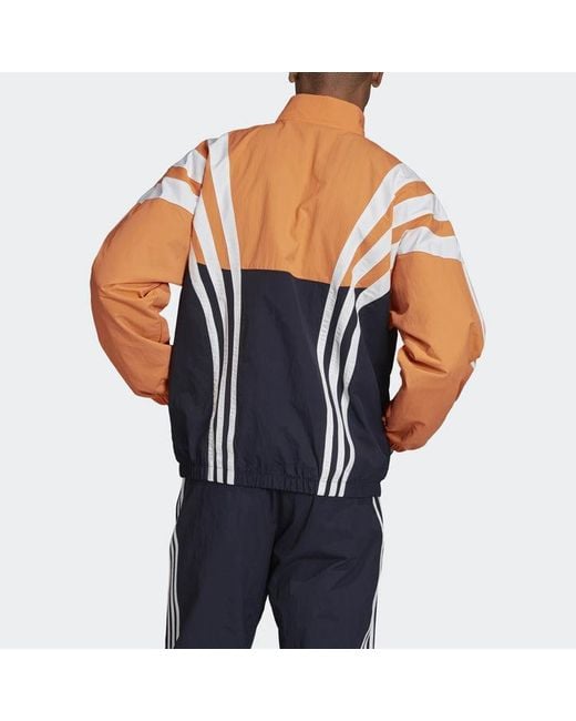 Adidas Blue Originals Retro Balanta 96 Track Top Jacket Suede for men