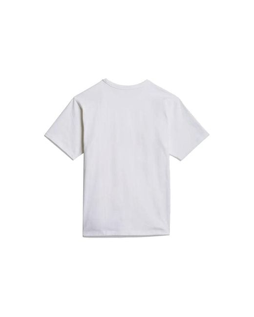Adidas White Originals Causual Sports Round Collar Gs for men