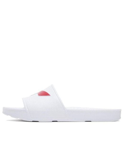 Li-ning White Offcourt Slipper for men
