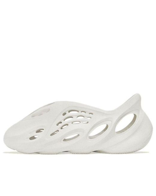 Adidas White Yeezy Foam Runner 'Sand' for men