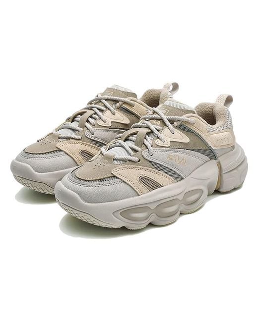 Fila White (Wmns) Disruptor Low Sneakers 'Khaki'