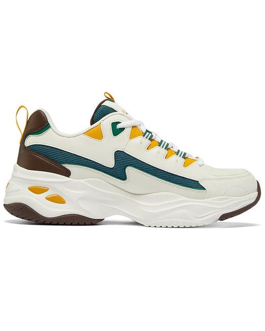Skechers White D'Lites 4.0 for men