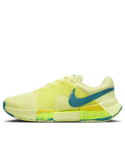 Nike Yellow Gp Challenge 1 Premium Hard Court Tennis Shoes