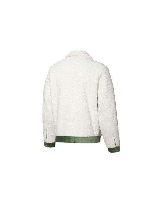 PUMA Green Cord Embroidered Logo Reversible Corduroy Jacket for men