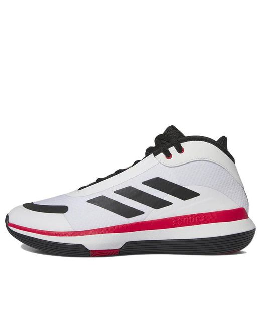 Adidas White Bounce Legends Shoes for men