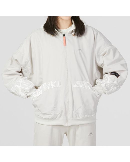 Adidas White (Wmns) Cny Warm Jackets