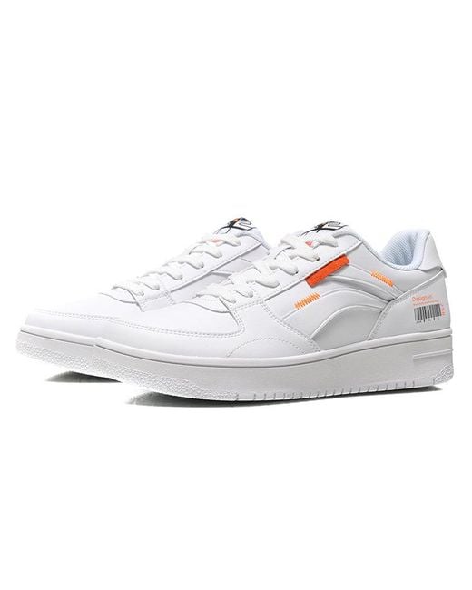 Li-ning White No.258 Classic Leisure Low for men