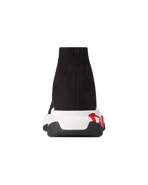 Balenciaga Black (Wmns) Speed Trainer 'Midsole Graffiti