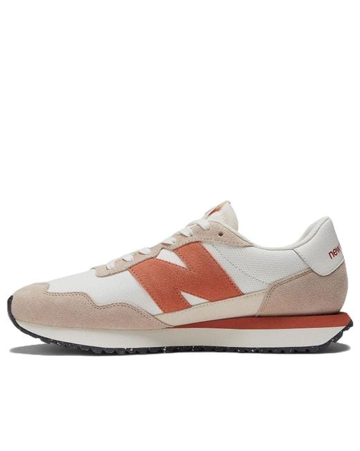 New Balance White 237V1 'Mindful Calm Taupe' for men