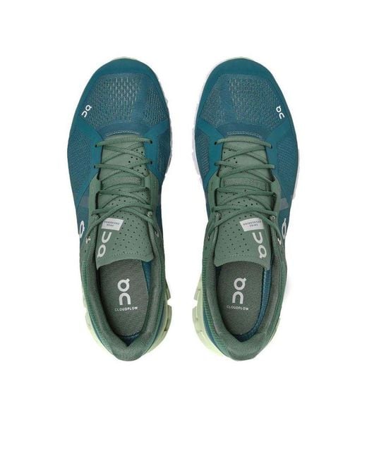 On Shoes Green Cloudflow 'Sea Petrol' for men