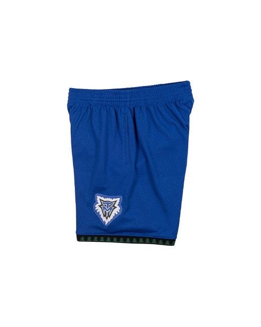 Mitchell & Ness Blue X Nba Minnesota Timberwolves 2003-04 Swingman Shorts for men