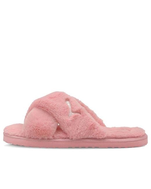 PUMA Pink (Wmns) Fluff X Strap Slide 'Lotus'