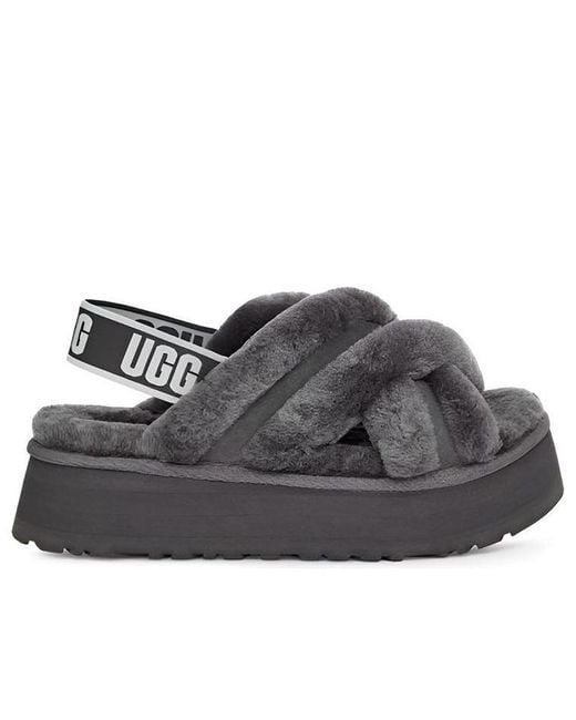 Ugg Brown (Wmns) Disco Cross Slide 'Charcoal'