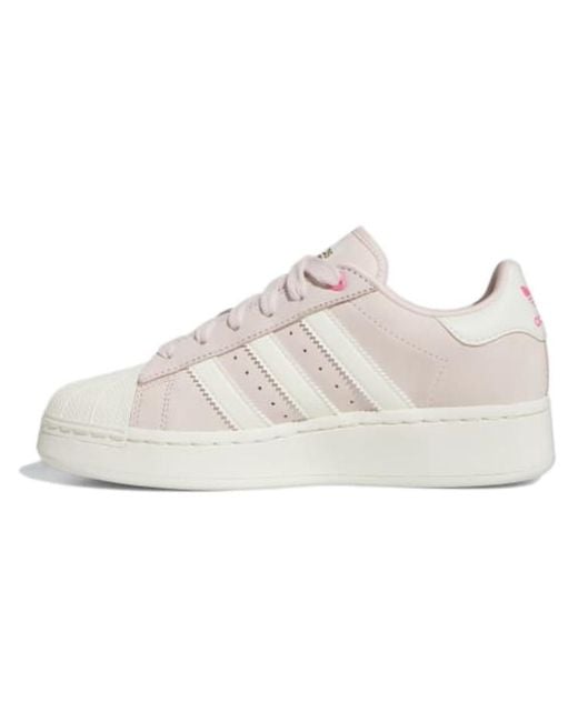 Adidas White (Wmns) Superstar Xlg Fusion'
