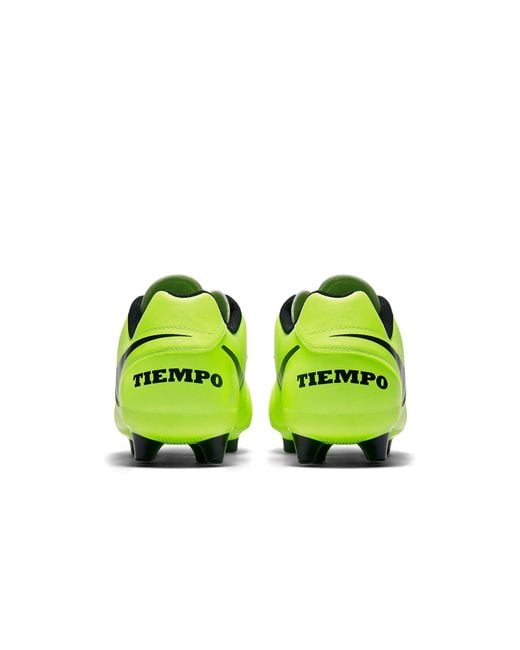 Nike Green Tiempo Genio 2 Leather Ag Pro for men