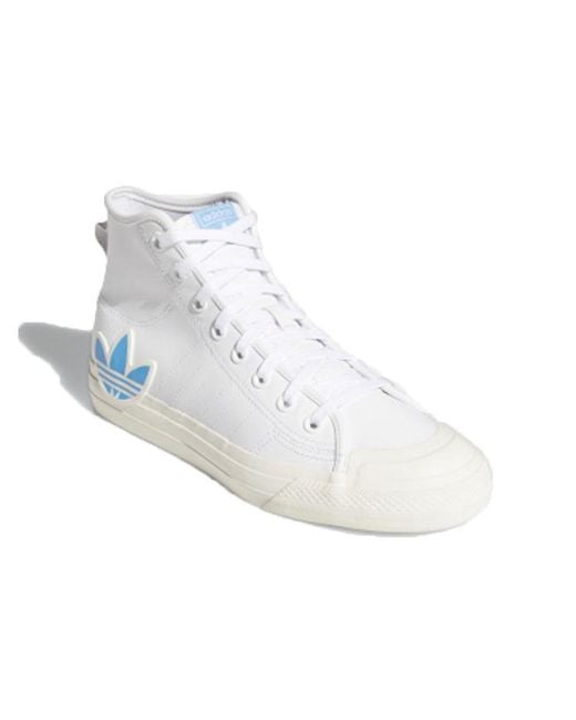 Adidas White Nizza Hi Rf for men