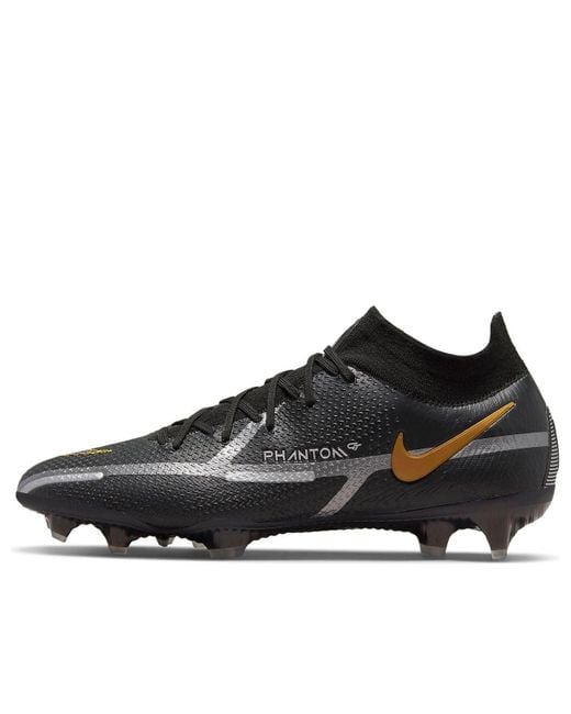 Nike Black Phantom Gt2 Elite Df Fg Metallic' for men