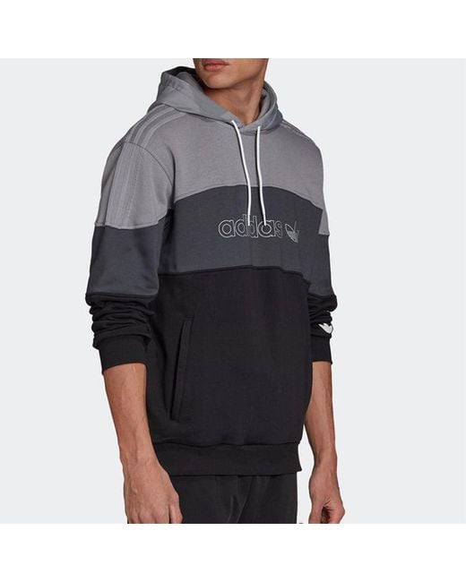 Adidas Gray Originals Colorblock Fleece Lined Stay Warm for men