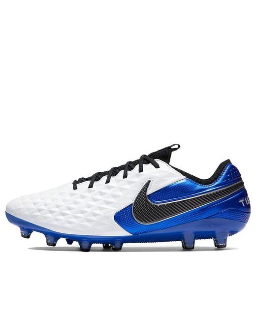 Hinder Voorman pijp Nike Tiempo Legend Elite Ag-pro Low-top Soccer Shoes White/blue for Men |  Lyst