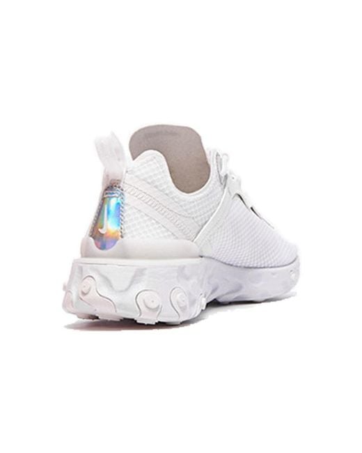 Nike White (Wmns) React Element 55 Iridescent'