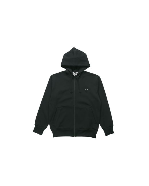 COMME DES GARÇONS PLAY Black Zip Up Hoodie for men