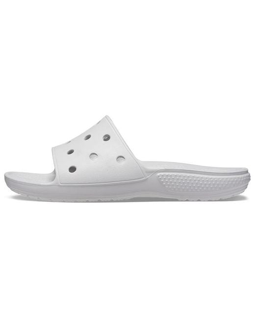 CROCSTM White Classic Slide for men