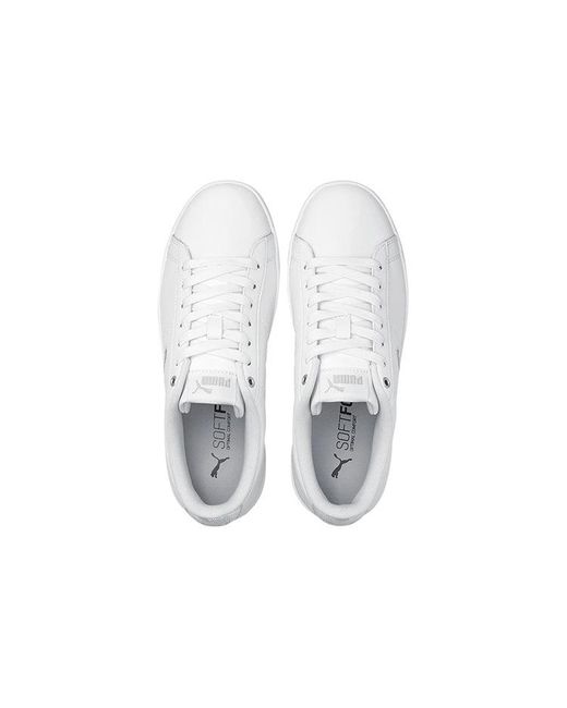 PUMA White (Wmns) Vikky V2 Cat Metallic Shoes