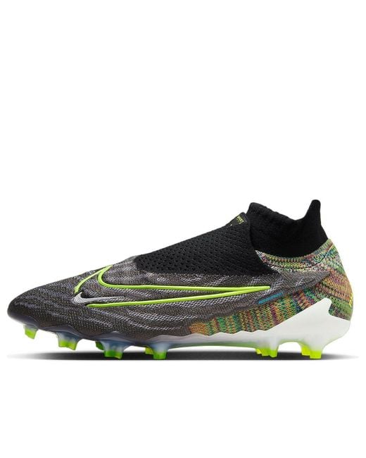Nike Black Phantom Gx Elite Gripknit Df Fusion Fg Volt' for men