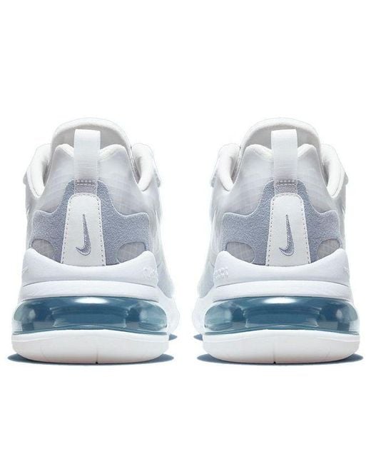 Nike White Air Max 270 React Fog' for men