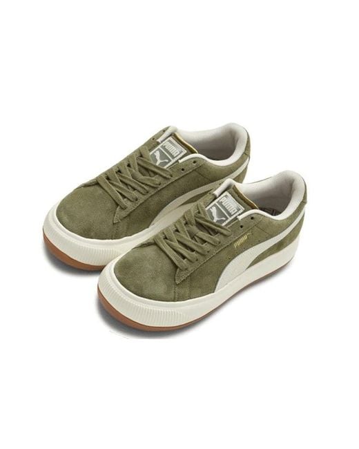 PUMA Green (Wmns) Suede Mayu Up