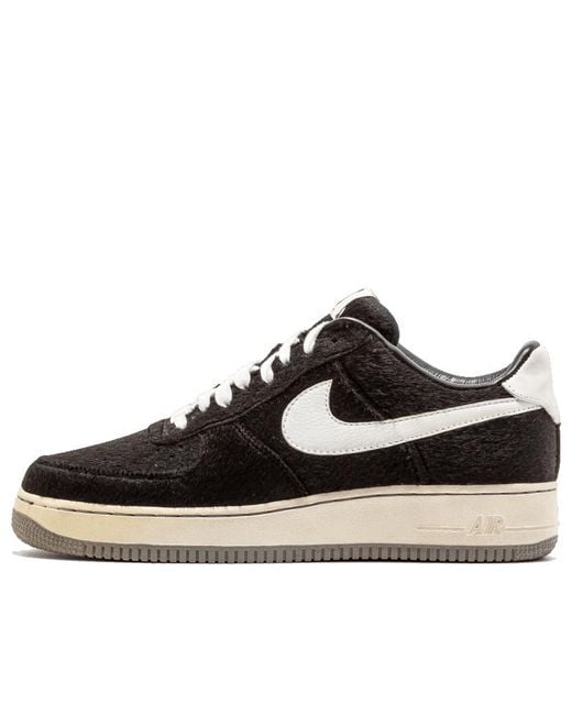 Nike Black Air Force 1 Low Prm Tz 'Bearbrick' for men