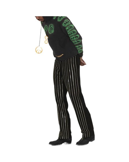 Stussy Green X Dries Van Noten Embroidered Hoodie for men