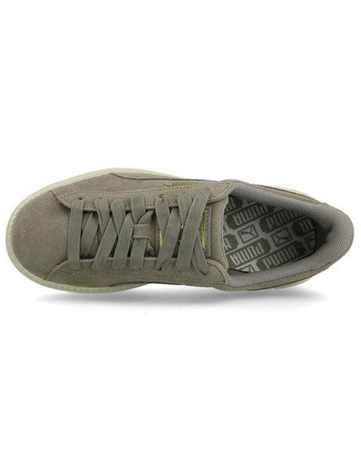 PUMA Gray (Wmns) Platform Trace Low Tops Casual Skateboarding Shoes
