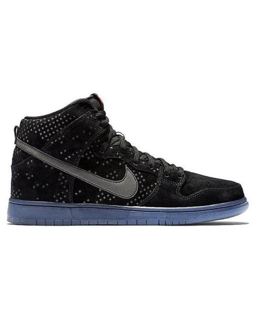 Nike Black Sb Dunk High Premium 'Flash' for men