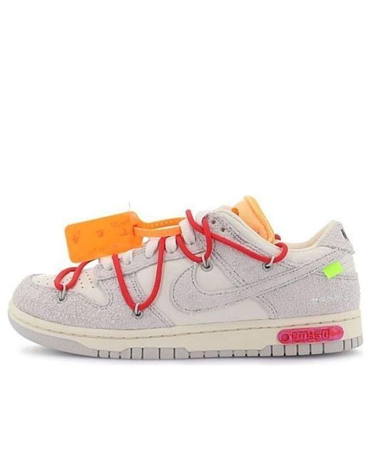 Nike Pink X Off- Dunk Low 'Lot 40 Of 50' for men