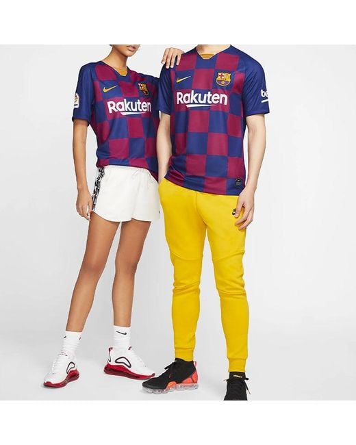 Nike Blue Fc Barcelona 19/20 Home Jersey for men