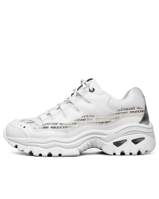 Skechers White (Wmns) Energy Low Top Running Shoes