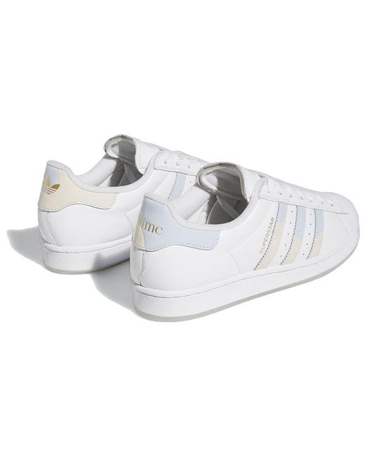 Adidas White Superstar Adv X Dime Halo' for men