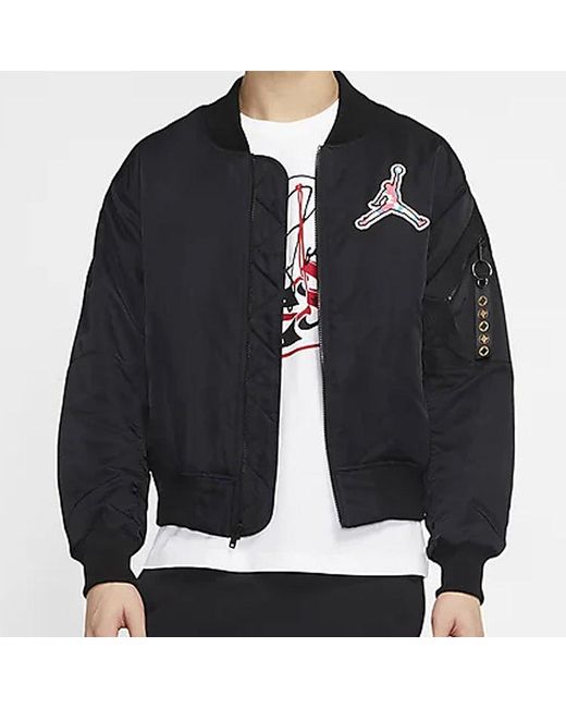 Nike Black Cny Bomber Jacket for men