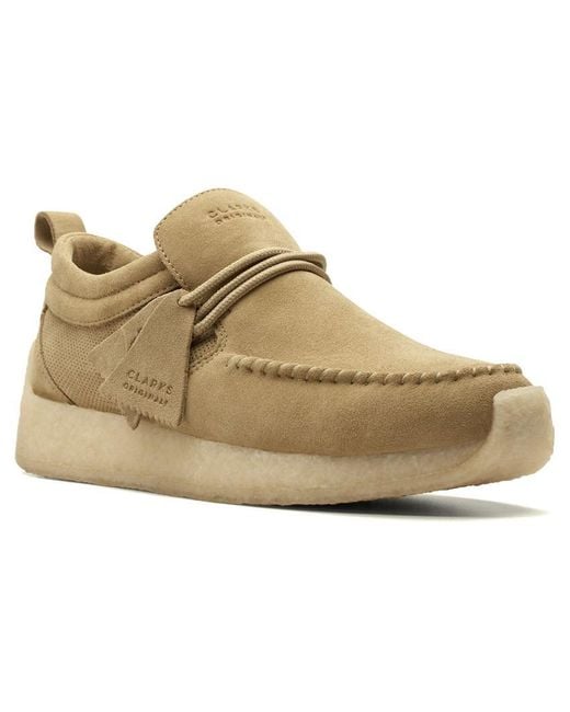 Clarks Natural Maycliffe Suede 'Dark Sand' for men