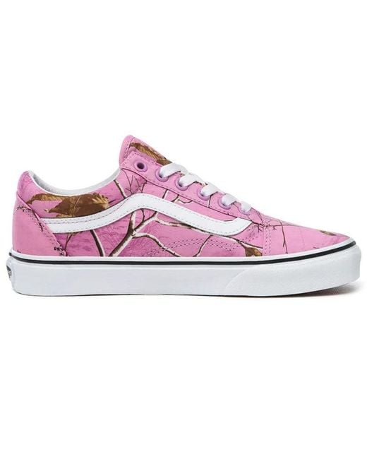 Vans Pink Realtree X Old Skool 'Wild Orchid' for men