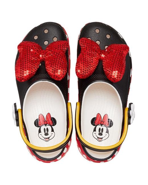 CROCSTM Red (Wmns) X Minnie Mouse Classic Platform Clogs