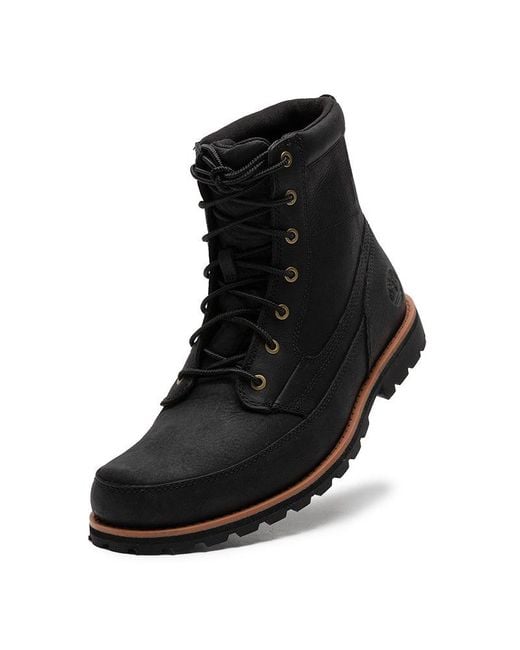 Timberland Black Attleboro 6 Inch Boot Full Grain' for men