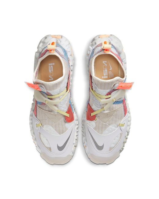 Nike Blue Ispa Overreact Flyknit 'Light Bone' for men