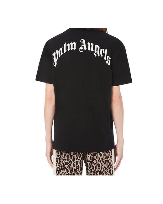Palm Angels Black Ice Bear Tee for men