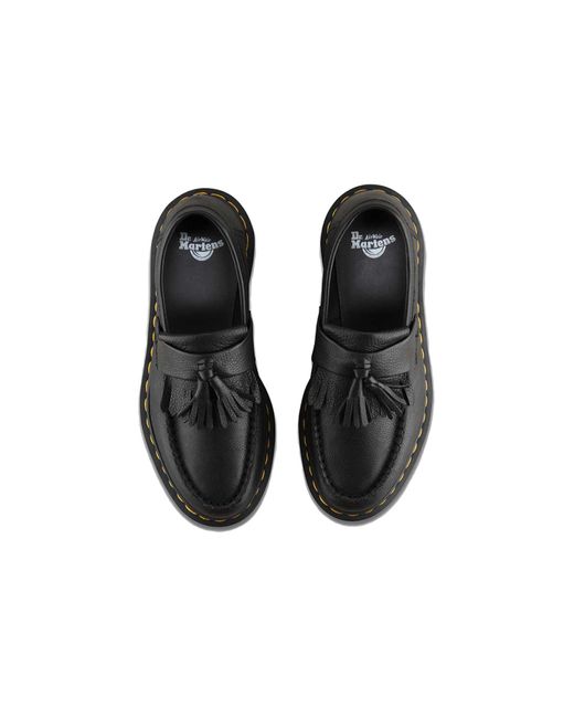 Dr. Martens Black (Wmns) Adrian Virginia Leather Tassel Loafers ''